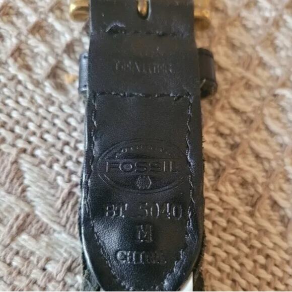 LUCKY women’s Black Braided Belt, Small - Picture 4 of 4